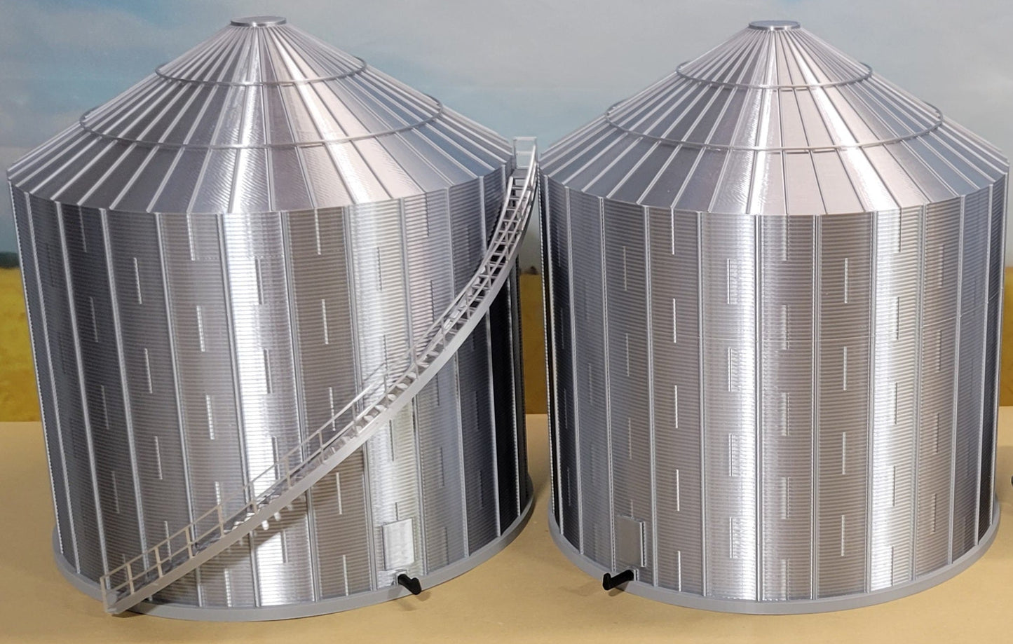 Two 4209 bins with staircase