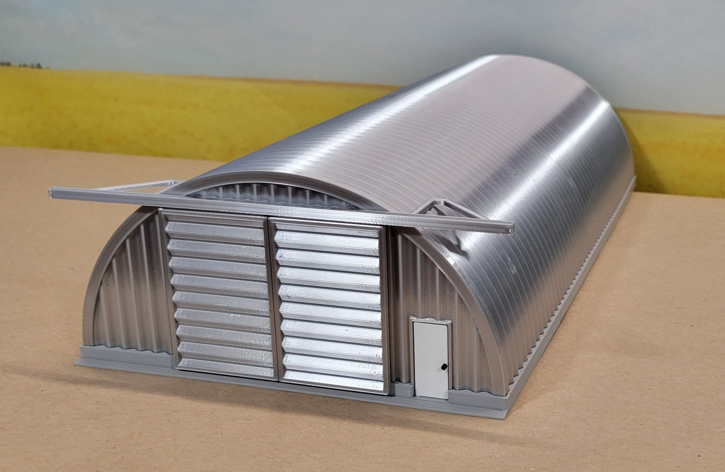 1:64 > Steel Arch Wall Shed