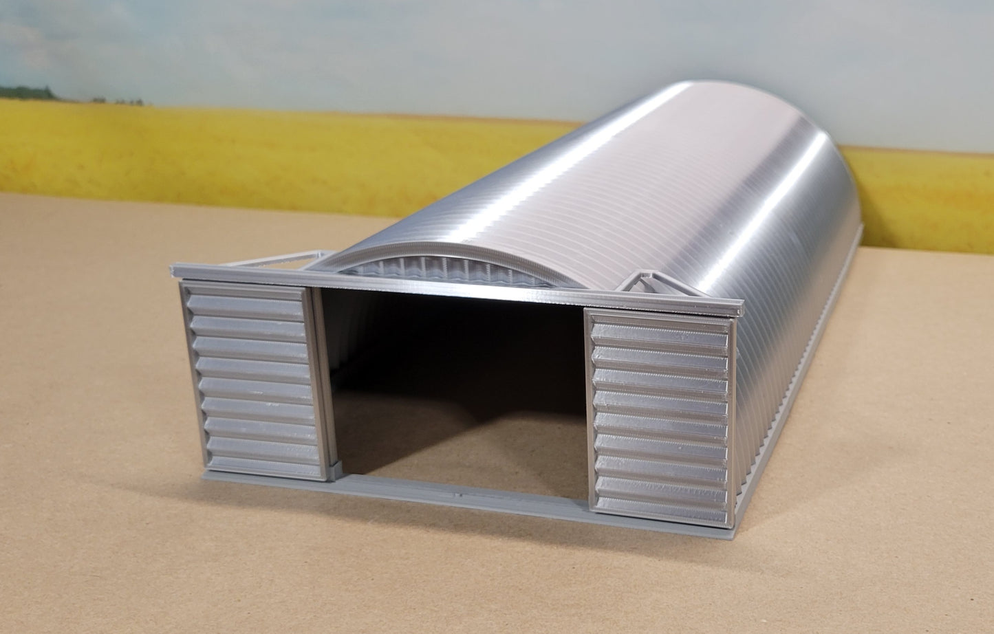 1:64 > Steel Arch Wall Shed