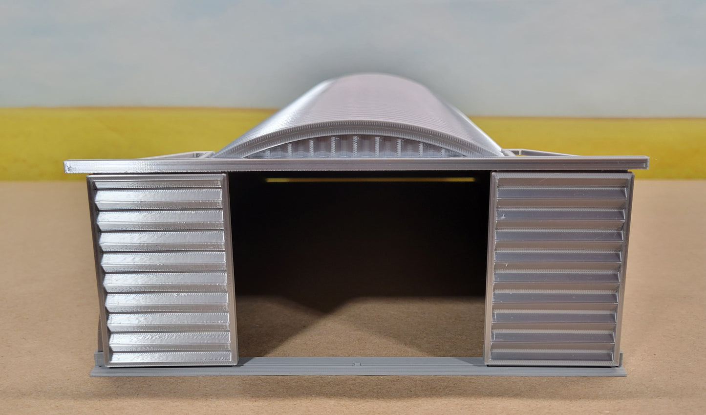 1:64 > Steel Arch Wall Shed