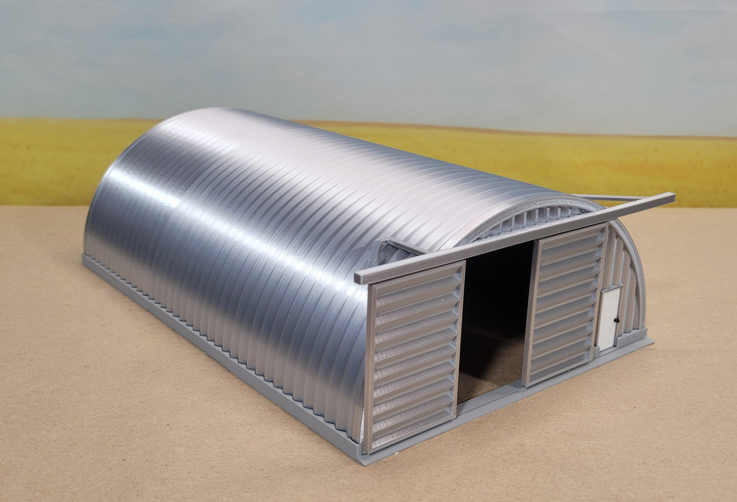 1:64 > Steel Arch Wall Shed