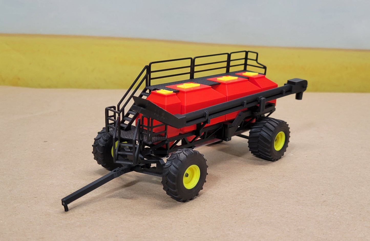 Air Cart - Red, black & yellow (1/64)