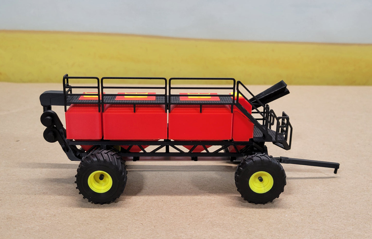 Air Cart - Red, black & yellow (1/64)