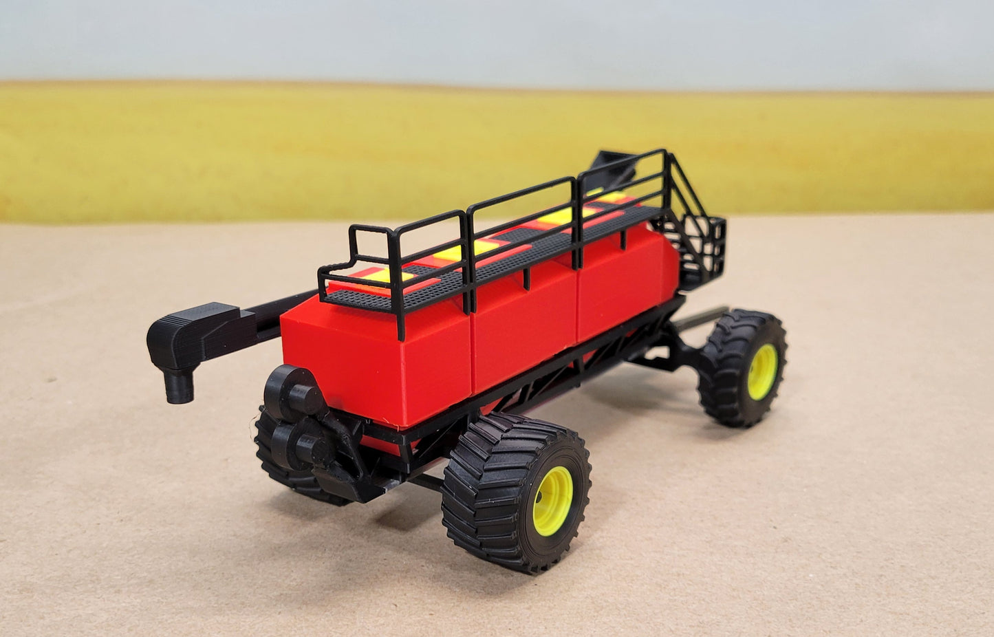 Air Cart - Red, black & yellow (1/64)