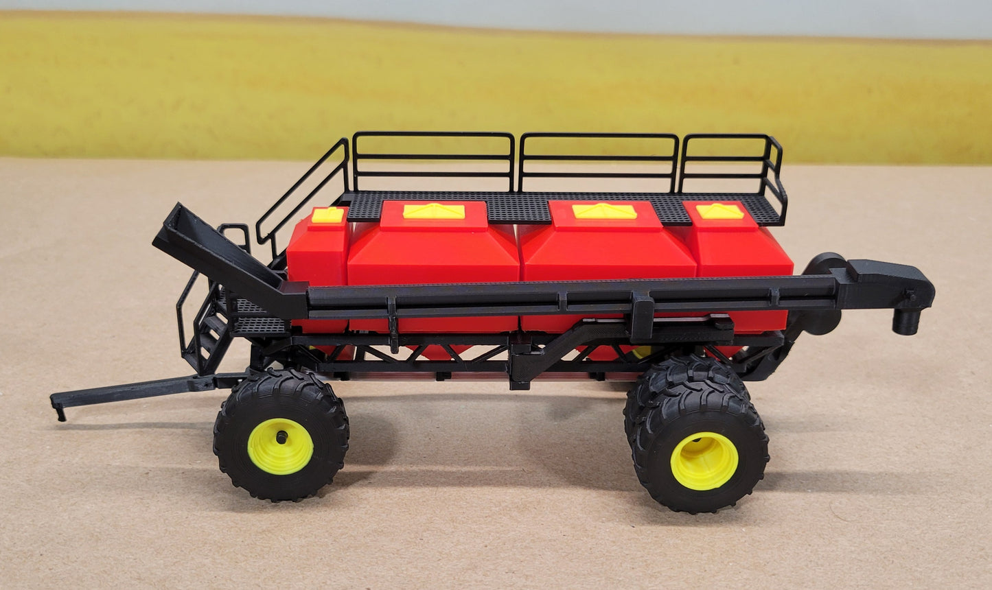 Air Cart - Red, black & yellow (1/64)